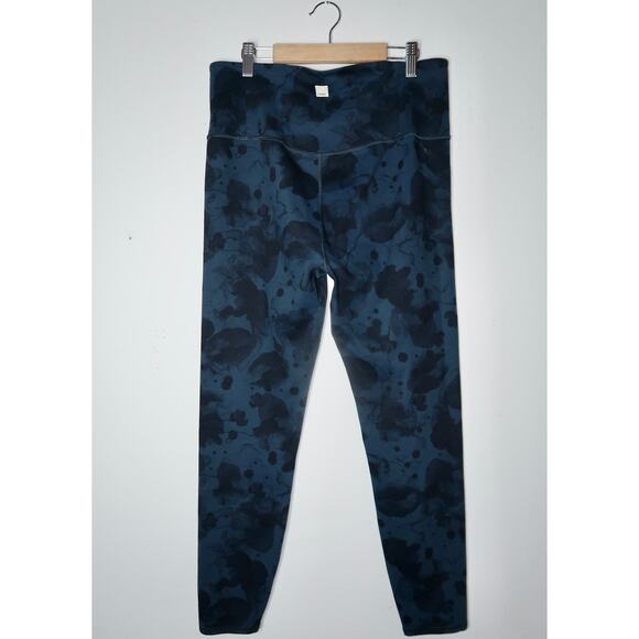 Vuori Studio Printed Legging Waterdrop Size Large Blue Black - Picture 4 of 5